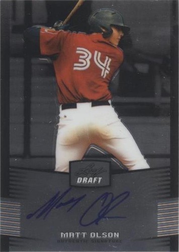 2012 Leaf Metal Draft - Matt Olson #BA-MO1