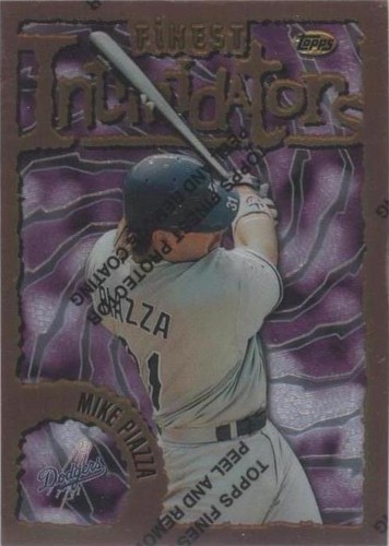 1996 Topps Finest - Mike Piazza #113