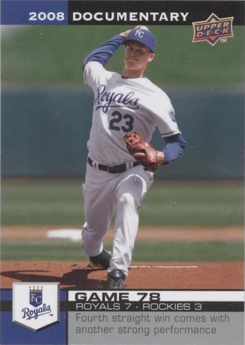 Documental Upper Deck 2008 - Zack Greinke #2238