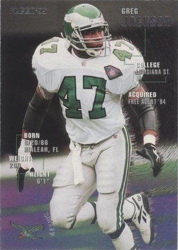 1995 Fleer Greg Jackson #306