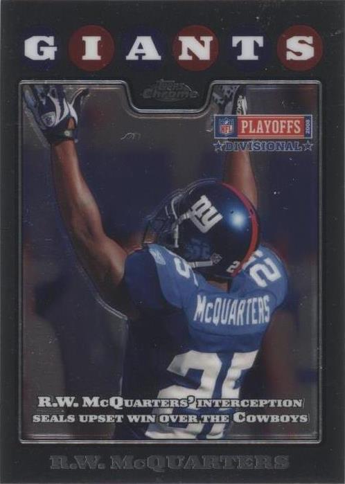 2008 Topps Chrome R.W. McQuarters #TC156