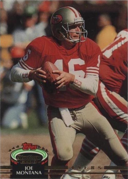 Topps Stadium Club Joe Montana 1992 #650
