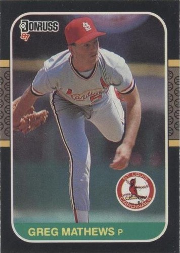 1987 Donruss - Greg Mathews #208