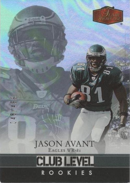 2006 Flair Showcase Jason Avant #172