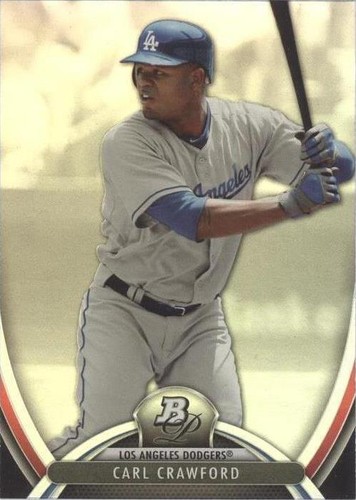 2013 Bowman Platinum - Carl Crawford #15