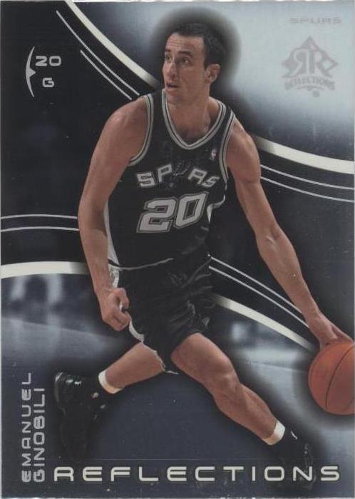 2003-04 cubierta superior triple dimensiones - Manu Ginóbili #77