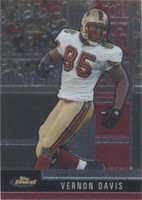 2008 Topps Finest Vernon Davis #90