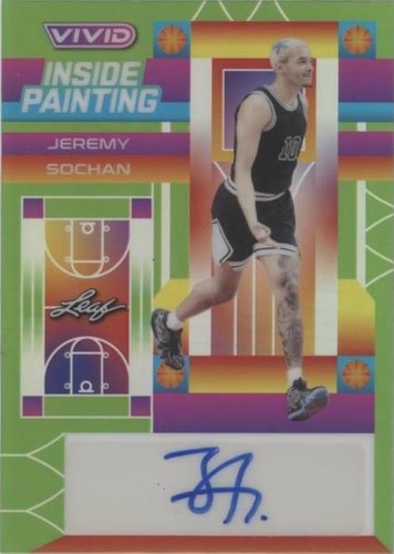 2022-23 Leaf Vivid - Jeremy Sochan #IP-JS2
