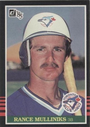 1985 Donruss - Rance Mulliniks #485