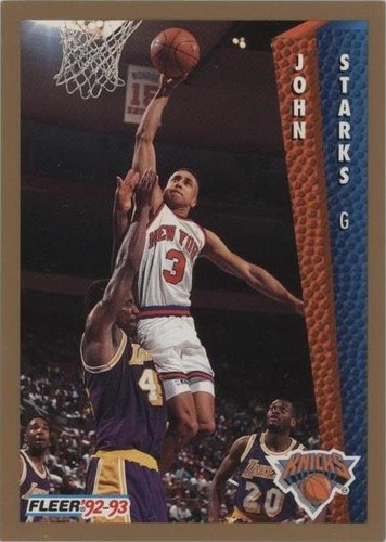 1992-93 Fleer - John Starks #156