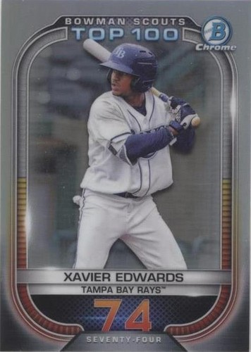 2021 Bowman - Xavier Edwards #BTP-74