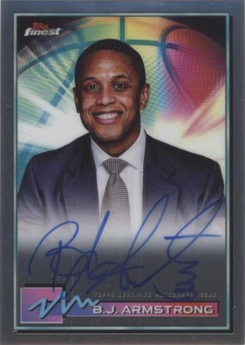 2021 Topps Finest - B.J. Armstrong #FA-BA