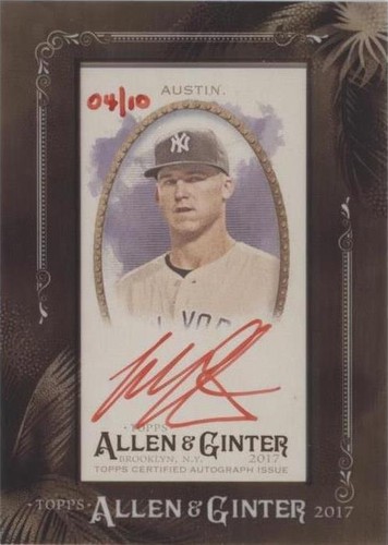 2017 Topps Allen & Ginter - Tyler Austin #MA-TA