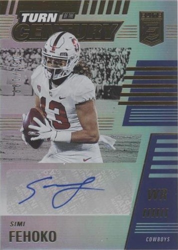 2021 Panini Donruss Elite Simi Fehoko #TTC-SFE