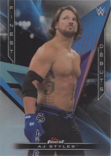 2020 Topps Finest WWE - AJ Styles #D-7
