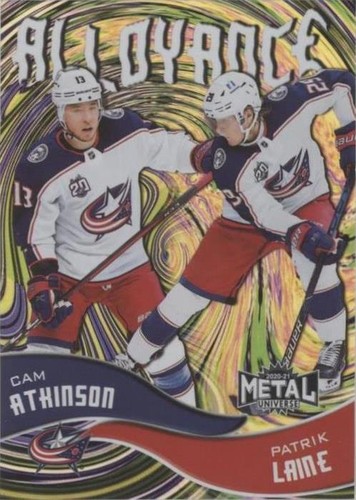2020-21 Skybox Metal Universe - Cam Atkinson Patrik Laine #AL-16