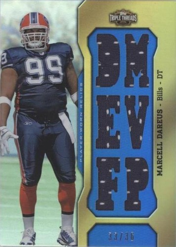 2011 Topps Triple Threads Marcell Dareus #TTR-43