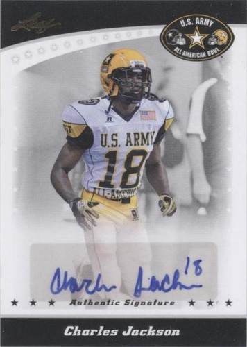 2011 Leaf U.S. Army All-American Bowl Charles Jackson #BA-CJ1