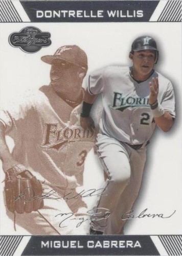 2007 Topps Co-Signers - Dontrelle Willis Miguel Cabrera #53