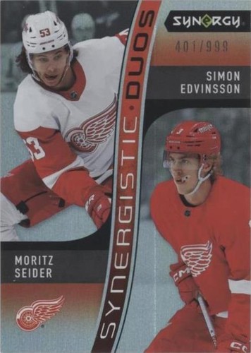 2023-24 Upper Deck Synergy - Moritz Seider Simon Edvinsson #SD-1