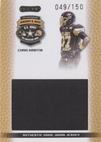2010 Razor U.S. Army All-American Bowl Chris Martin #JS-CM2