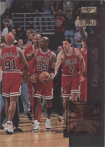 NBAカード【Chicago Bulls Golden Moments】 1996-97 Chicago Bulls Michael Jordan Dennis Rodman Toni