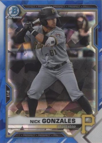 2021 Bowman Chrome Draft Sapphire Edition - Nick Gonzales #BDC-16