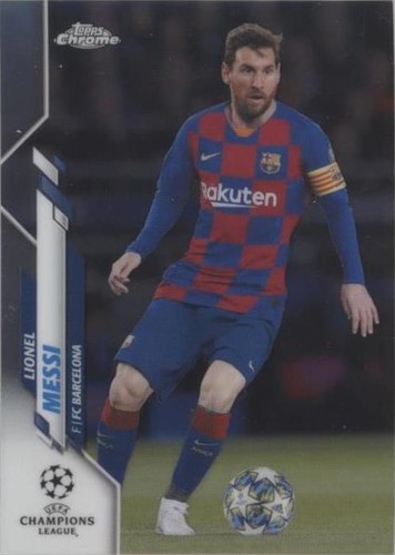 2019-20 Topps Match Attax LIONEL MESSI GOLD ICE SP Parallel