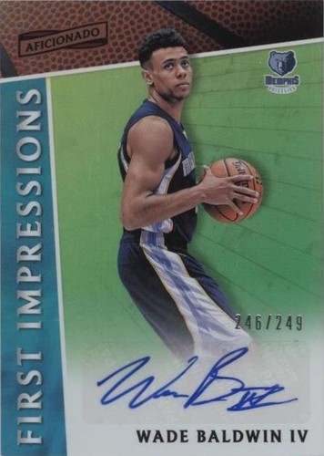 2016-17 Panini Aficionado - Wade Baldwin IV #13