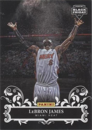 2013 Panini Black Friday LeBron James Chalk Toss #6 SP Miami Heat