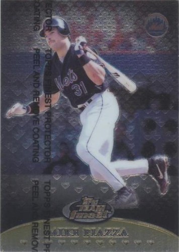 1999 Topps Finest - Mike Piazza #TF10