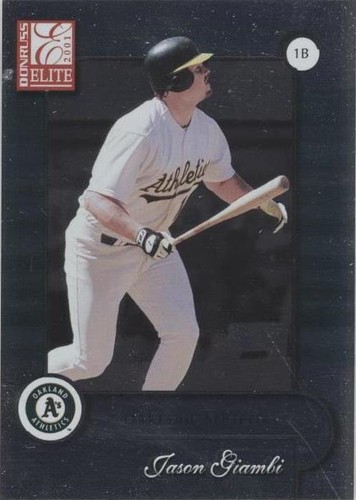 2001 Donruss Elite - Jason Giambi #35