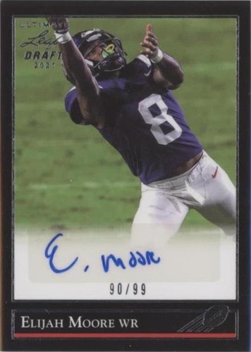 2021 Leaf Ultimate Draft Elijah Moore #BG-EM2