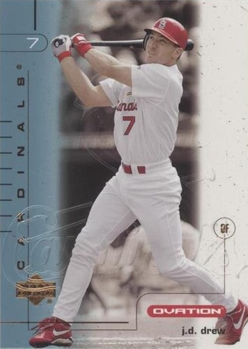 2002 Upper Deck Ovation - J.D. Drew #37