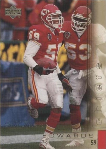 2000 Upper Deck Gold Reserve Donnie Edwards #81