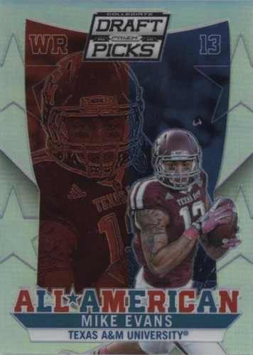 2015 Panini Prizm Collegiate Draft Picks Mike Evans #21
