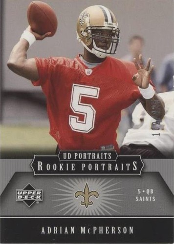 2005 Upper Deck Portraits Adrian McPherson #190