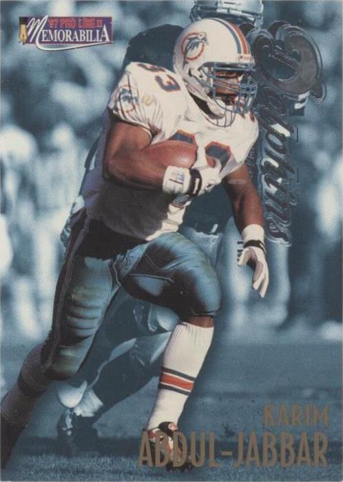 1997 Pro Line II Memorabilia Karim Abdul-Jabbar #MEM26
