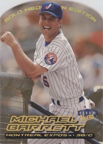 メジャーリーグ　カード　michael Barrett MICHAEL BARRETT 2000 FLEER ULTRA FRESH INK AUTOGRAPH #D 273