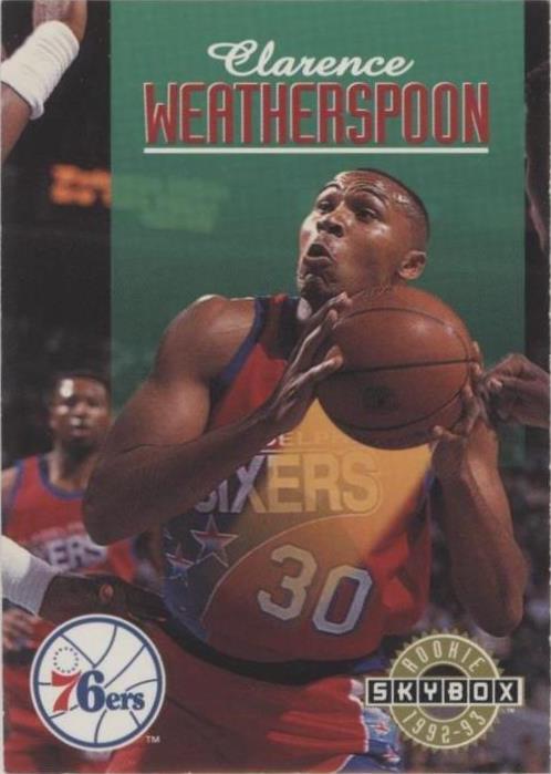 Skybox 1992-93 - Clarence Weatherspoon #387