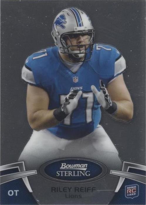 2012 Bowman Sterling Riley Reiff #3