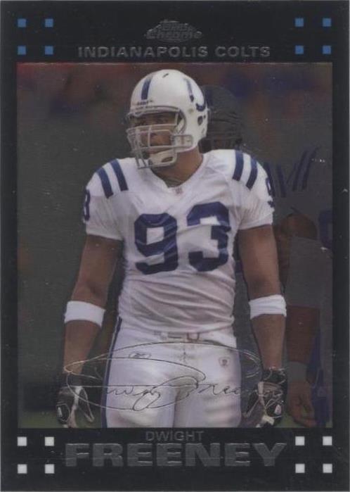 2007 Topps Chrome Dwight Freeney #TC94