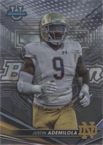 2022-23 Bowman's Best University Justin Ademilola #30