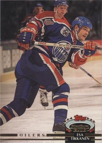 1992-93 Topps Stadium Club - Esa Tikkanen #104