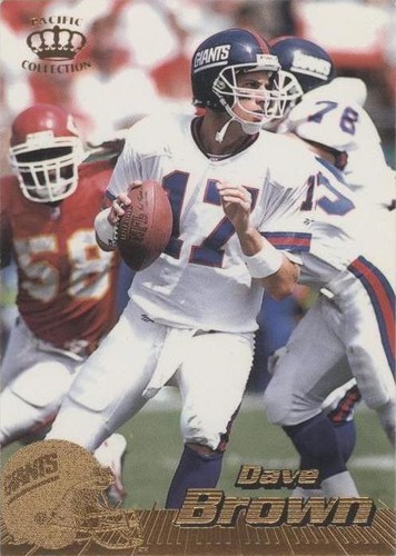 1996 Pacific Crown Collection Dave Brown #292