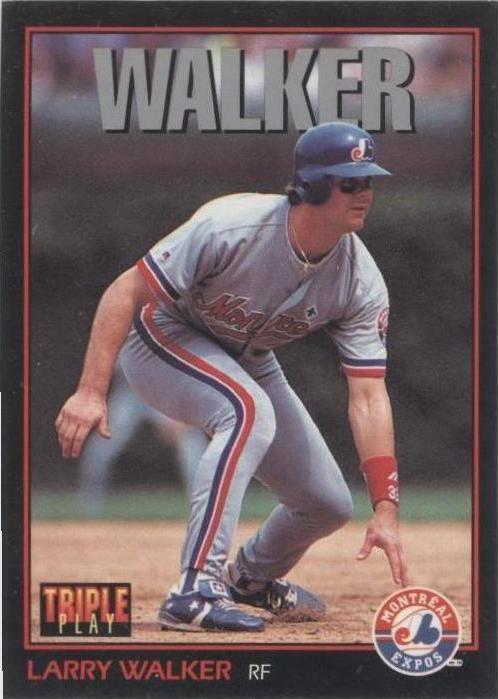 1993 Triple Play - Larry Walker #42