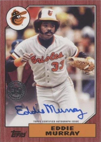 2022 Topps Series 1 - Eddie Murray #87BA-EM