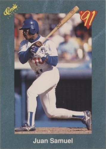 1991 Classic Update Green Travel Edition - Juan Samuel #T82