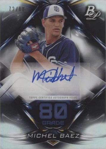 2018 Bowman Platinum - Michel Baez #80GA-MB