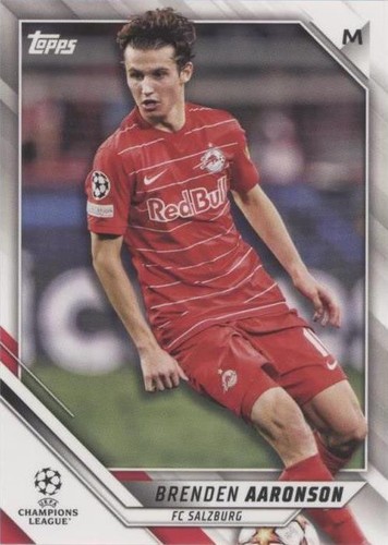 2021-22 Topps UCL Collection Brenden Aaronson #122
